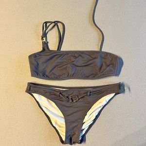 BCBG Brown Bikini, Size L